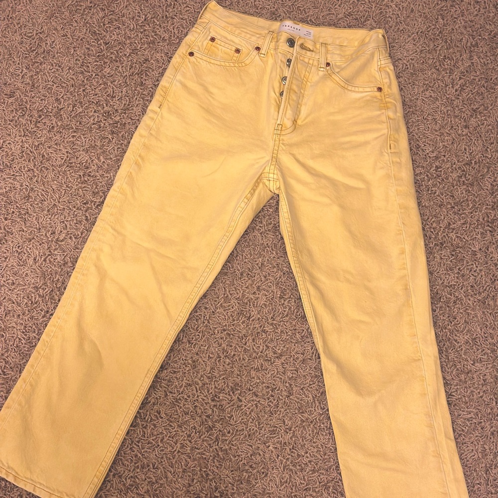 Yellow Top Shop Jeans